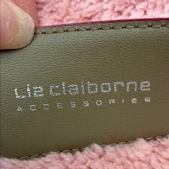 Liz Claiborne Fuchsia Belt with Gold-Tone Buckle - Picture 3 of 9